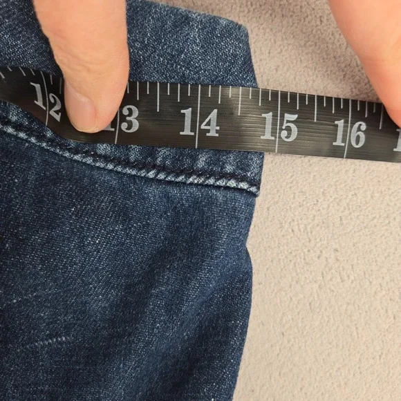 Holding Horses Anthropologie SIZE 4 Strapless Denim Womens Coastal Western Dress - Picture 8 of 10